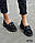 Туфлі жіночі на тракторній підошві, шкіряні туфлі на високій тракторній підошві, туфлі шкіра, фото 3