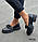 Туфлі жіночі на тракторній підошві, шкіряні туфлі на високій тракторній підошві, туфлі шкіра, фото 10