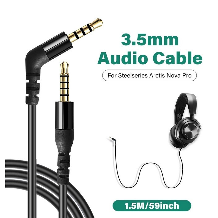 Кабель дріт для навушників SteelSeries Arctis Nova Pro Arctis 1 Arctis 7P Arctis 7P+ Arctis 7X Arctis 7+, фото 1