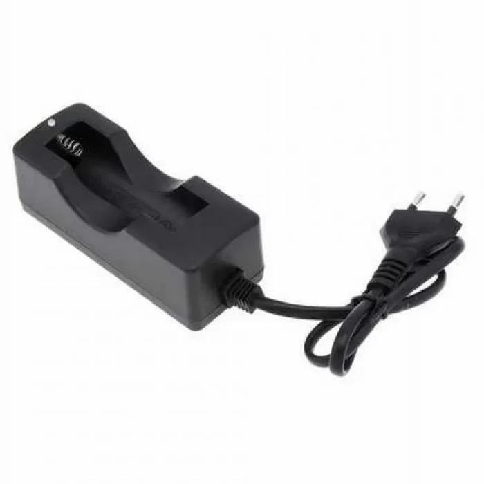 Універсальний зарядний пристрій 1x18650 від мережі 220V SINGLE S