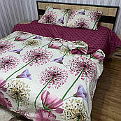 Комплект постільна білизна бязь преміум люкс 1.5сп