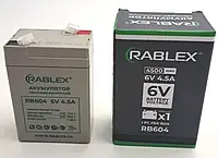 Акумулятор Rablex 6V/4.5Ah (RB604)