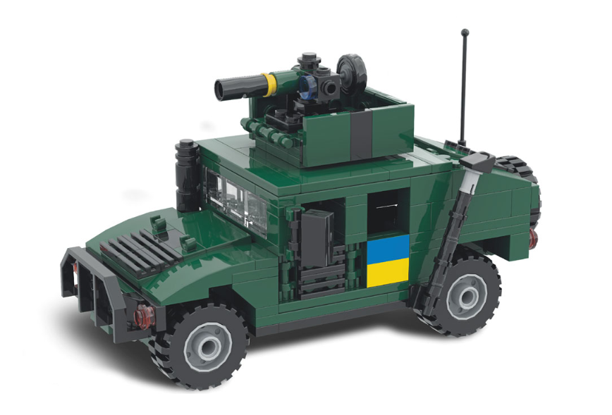 Дитячий конструктор Військова техніка ЗСУ Limo Toy KB 1108 Іграшкова військова машина