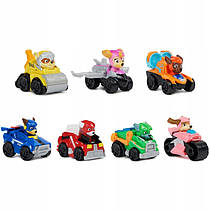 Щенячий патруль набор  машинок 7шт Paw Patrol  Spin master THE MIGHTY MOVIE PUP SQUAD (6067861)