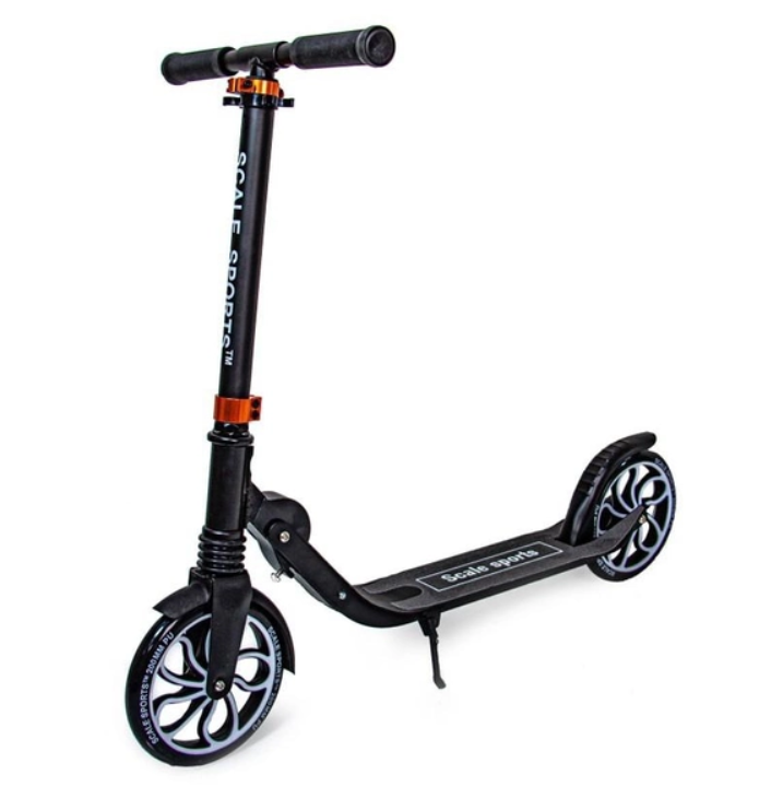 Двоколісний складаний самокат "Scale Sports SS-17 1332012981" (чорний)