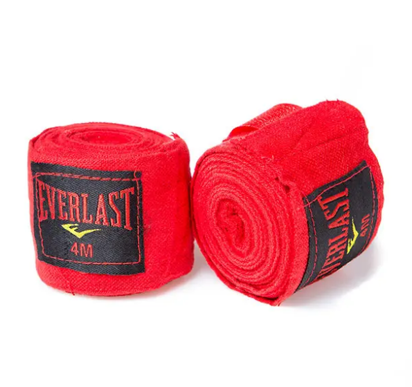 Бинти боксерські Everlast, 4 м червоні