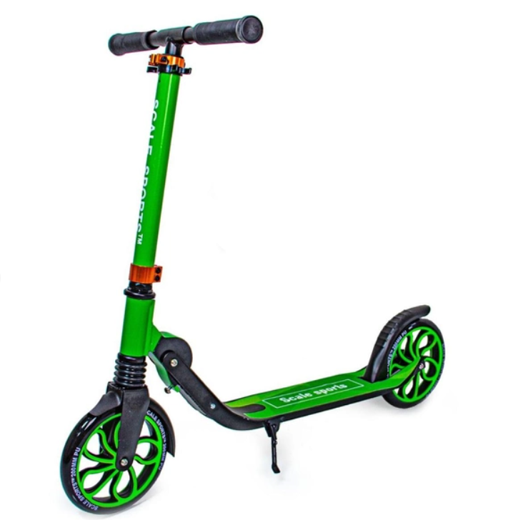 Двоколісний складаний самокат "Scale Sports SS-17 1592133102" (зелений)
