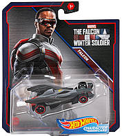 Машинка Hot Wheels - Falcon - 2020 Character Cars Marvel - GXC66