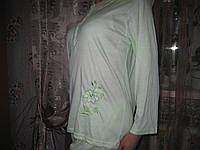 Пижама женская 100% хлопок подходит аллергикам размер М (46) 2 цвета салатова