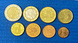 Набір Монет Австрії 1+2+5+10+20+50+1е + 2е, фото 2