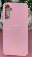 Чехол накладка бампер для Samsung Galaxy A25 5G Качество! Розовый пудра. Микрофибра Soft touch
