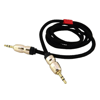 Аудіокабель WALKER A720 AUX чорний