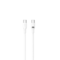 Кабель HAVIT HV-CB6279 USB-C to USB-C 3A (PD60W) White 1m (100шт/ящ)