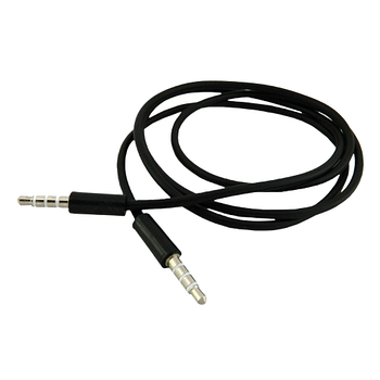 Аудіокабель WALKER H49 AUX чорний