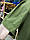 Парні футболки олива з вишивкою "Тризуб Калина", фото 3