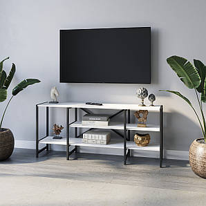 Тумба під телевізор в стилі Лофт з ЛДСП та металу