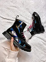 Dr. Martens 1460 Black Rainbow Patent Boot PREMIUM