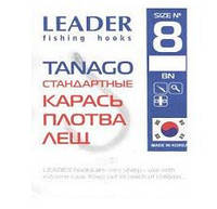 Крючки для рыбалки Leader TANAGO BN №8, 10 шт