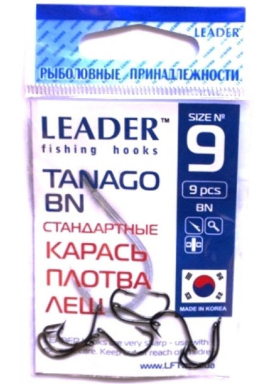 Гачки Leader TANAGO BN № 9 10шт