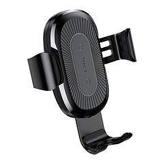 Автомобільний тримач із бездротовим зарядним пристроєм Baseus Gravity Heukji 10 W WXZT-01 Чорний
