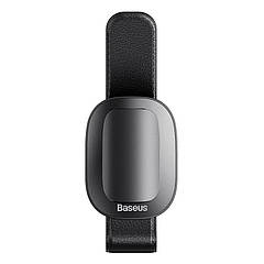 Автотримач для окулярів Baseus Platinum Eyewear Clip ACYJN-B01 на сонцезахисний козирок (Чорний)