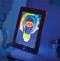 Детский планшет для рисования с подсветкой Magic Pad Доска для рисования светом ДТ