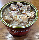 Тушенка Перлова Каша зі Свининою Ладус. Банку з ключем 525 г Україна (24 шт/1 ящ), фото 2