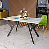 Стіл кухонний, обідній стіл в стилі лофт з ДСП, фото 5