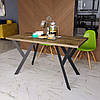 Стіл кухонний, обідній стіл в стилі лофт з ДСП, фото 7