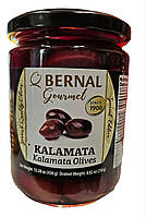 Оливки Bernal Gourmet Kalamata 436 г,(сухой вес 250 г) Испания