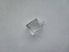 10 мл Квадрат флакончик скляний прозорий сам окремо, пляшка, атомайзер, флакон, ємкість, пляшечка