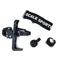 Двоколісний складаний самокат "SCALE SPORTS SS-18 1188131797" з ручним торозом і LED-ліхтариком (білий)., фото 4