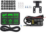 Панель перемикачів на 6 каналів 12 24V Блок керування додатковим обладнанням автомобіля, фото 2