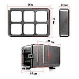 Панель перемикачів на 6 каналів 12 24V Блок керування додатковим обладнанням автомобіля, фото 5