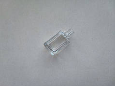 12 мл Квадрат флакончик скляний прозорий сам окремо, пляшка, атомайзер, флакон, ємкість, пляшечка