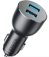 АЗУ ANKER PowerDrive III 36W 2xUSB Black (A2729H11, A2729G11)