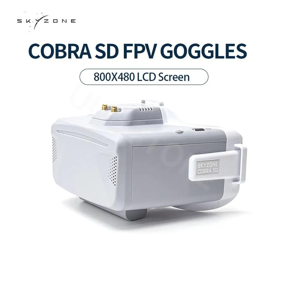 FPV окуляри FPV шолом SKYZONE COBRA SD 5.8G, дві антени, живлення 18650