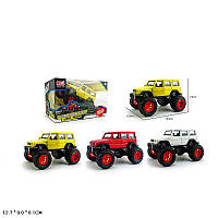 Машина металл 1029-1A 1:32, Monster truck, свет, звук, аммортиз, 3 цвета, р-р машины 13,5*7,6*8,3 см, в кор