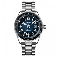 Мужские кварцевые наручные часы с металлическим браслетом Skmei 9232 SIBU Оригинал