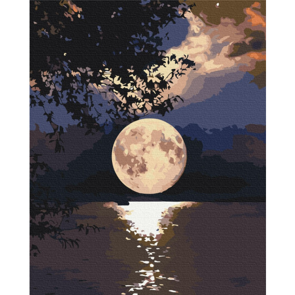 Картина за номерами 40×50. Захід сонця. Brushme 5639