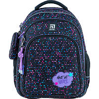 Рюкзак шкільний Kite Education Get It Girl 39x29.5x14.2 см, 15 л ,фіолетовий (K24-763M-2)