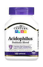 Пробіотики 21st Century Acidophilus Probiotic Blend, 100 капсул США