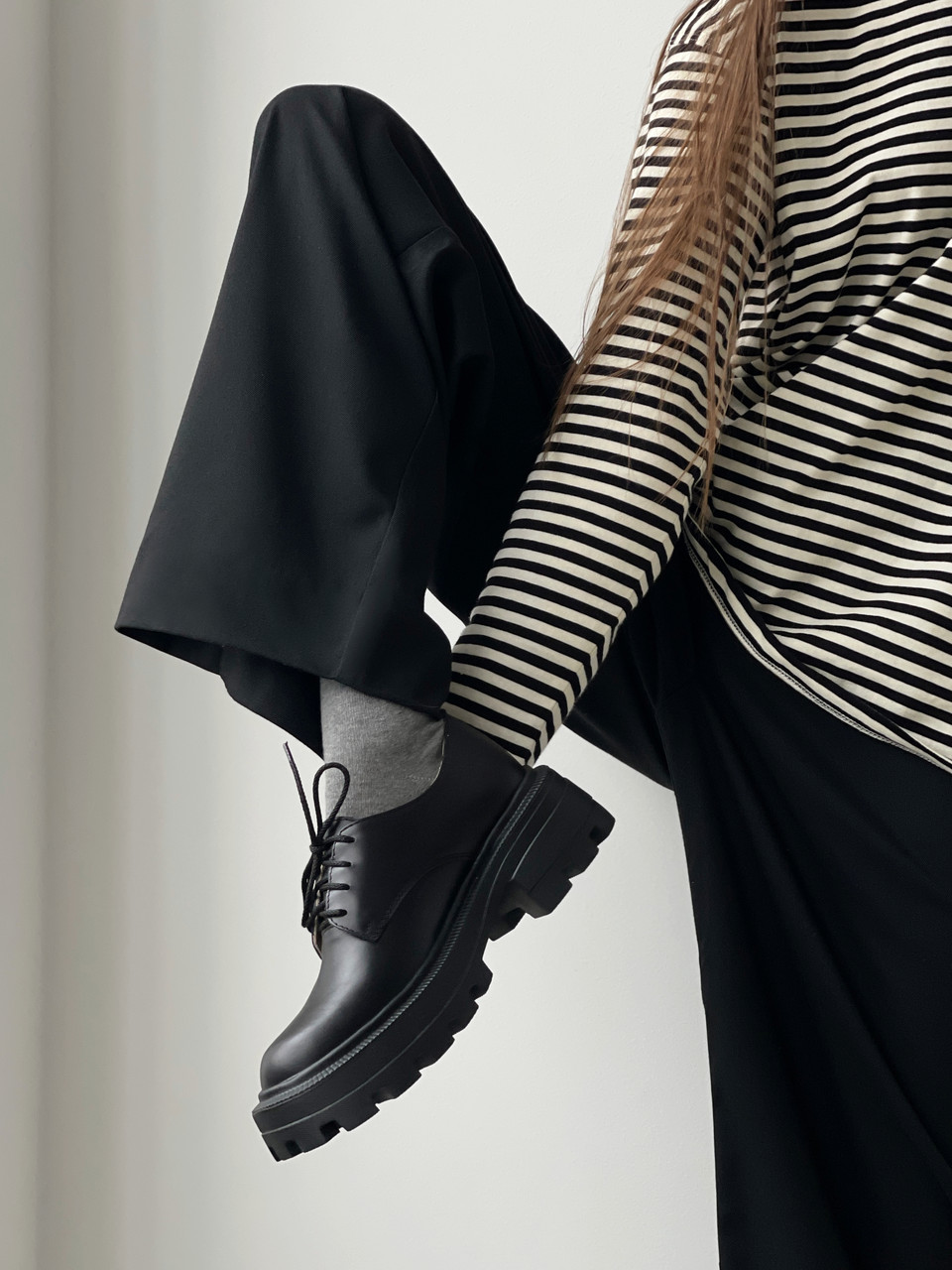 Напівчеревики на грубій підошві, фото 1