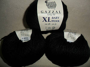 Gazzal Baby Wool XL (Газзал Бебі Вул XL) 803 чорний