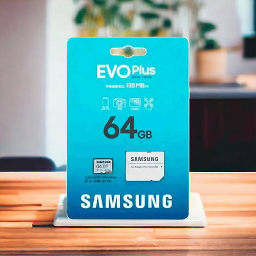 Samsung EVO Plus 64 gb microSD, карта пам`яті | + SD-адаптер (ID ...