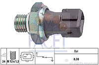 Датчик давления масла (0,3 bar) BMW 1/3/5/6/7/X1/X3/X6 85- (крепL ПРОВ. НА ДВОЙНОЙ ШТЕК.), FACET (70