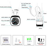 IP камера BESDER Wi-Fi 2MP 6мм МІКРОФОН, ДИНАМІК, microSD, MODEL: 60S04PW-XMT201 wifi, фото 3