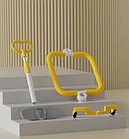 Дитячий 3х колісний самокат Maraton X201 з додатковими колесами 5в1, музика, світло., фото 7