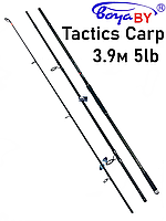 Карповое удилище Boya By Tactics Carp 3.9м 5lb (кольцо 50мм) штекерное, 3 секции