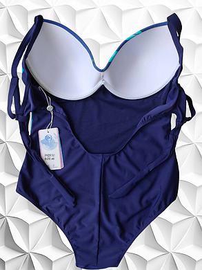 ОПТКупальник слитный Samegame 407 Анна салат(В НАЛИЧИИ ТОЛЬКО 52 54 56 58 60 УКР р-ры), фото 3